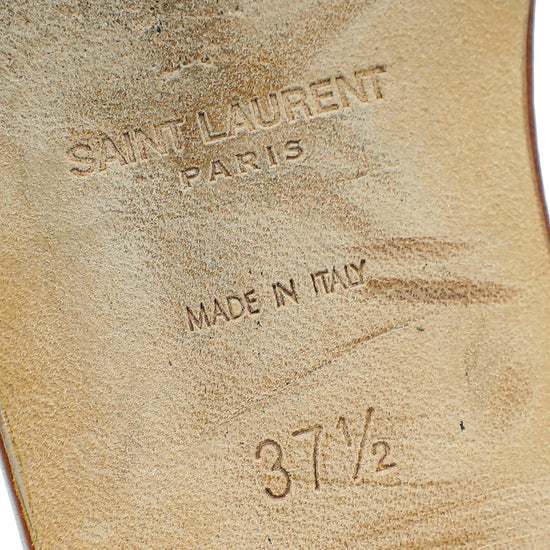 YSL Amber Tribute Flat Sandal 37.5