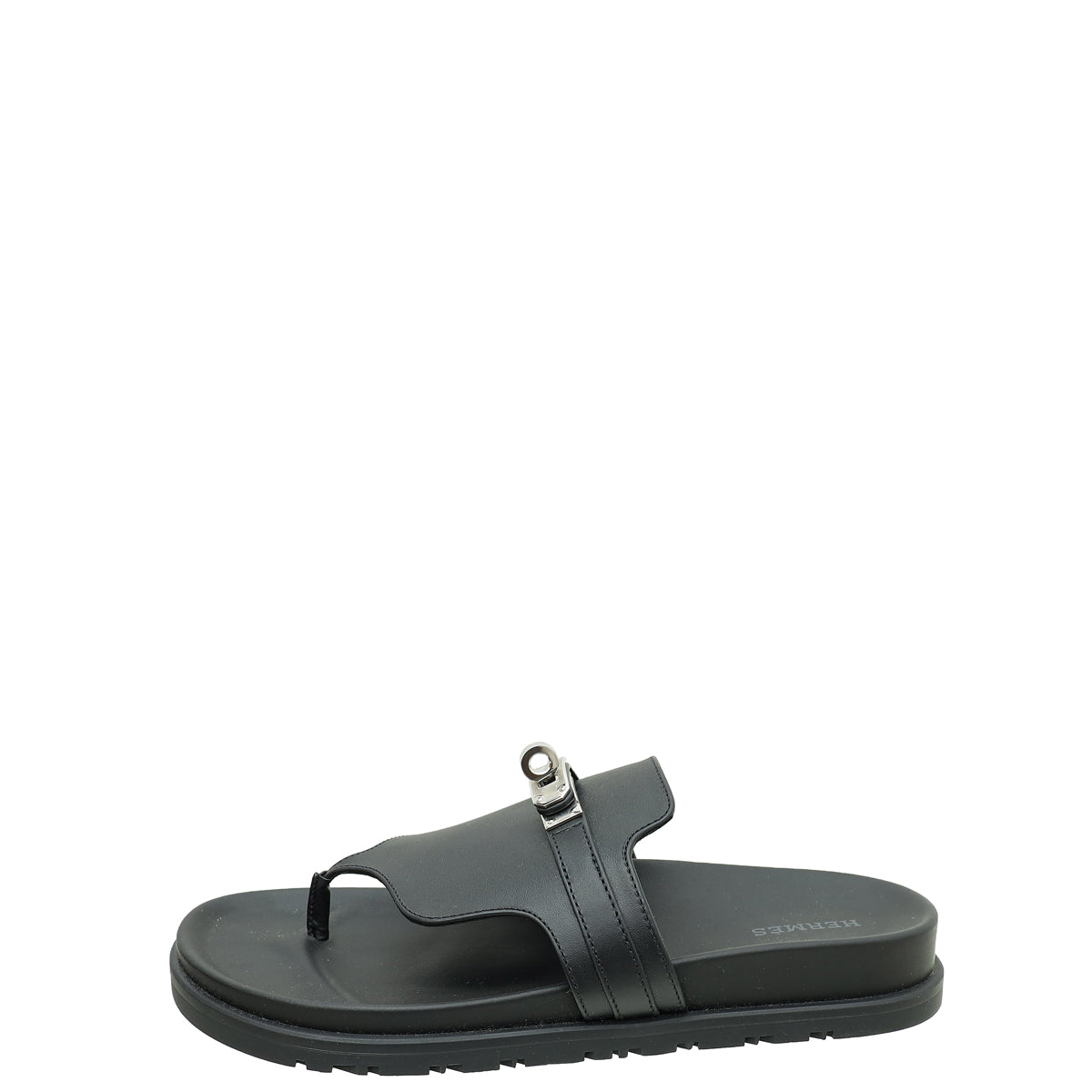 Hermes Noir Empire Sandal 37.5