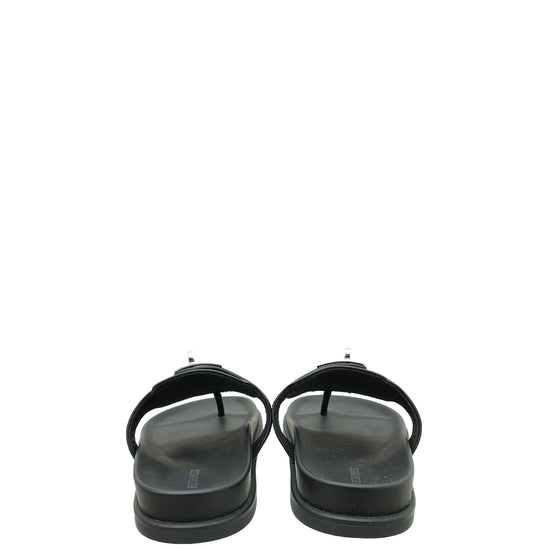 Hermes Noir Empire Sandal 37.5