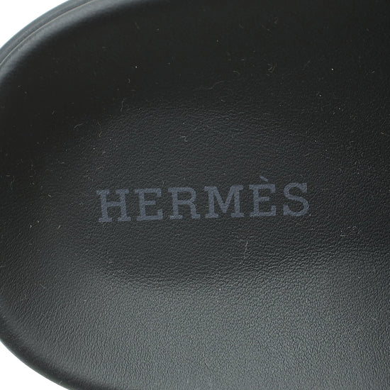 Hermes Noir Empire Sandal 37.5