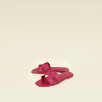 Hermes Rose Bougainvillier Oran Sandal 37.5