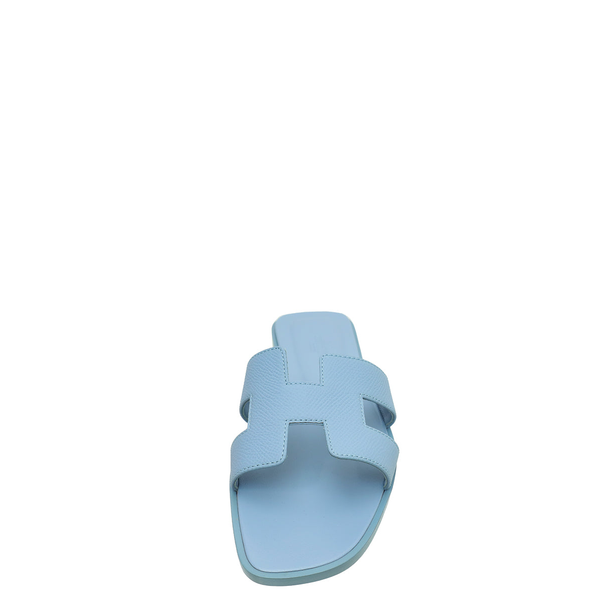 Hermes Bleu Faience Oran Sandal 37-Hermes-THE CLOSET