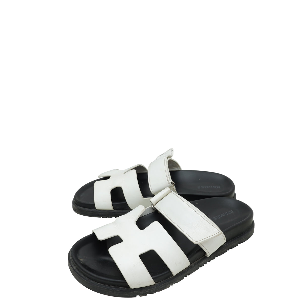 Hermes Blanc Chypre Sandal 37-Hermes-THE CLOSET