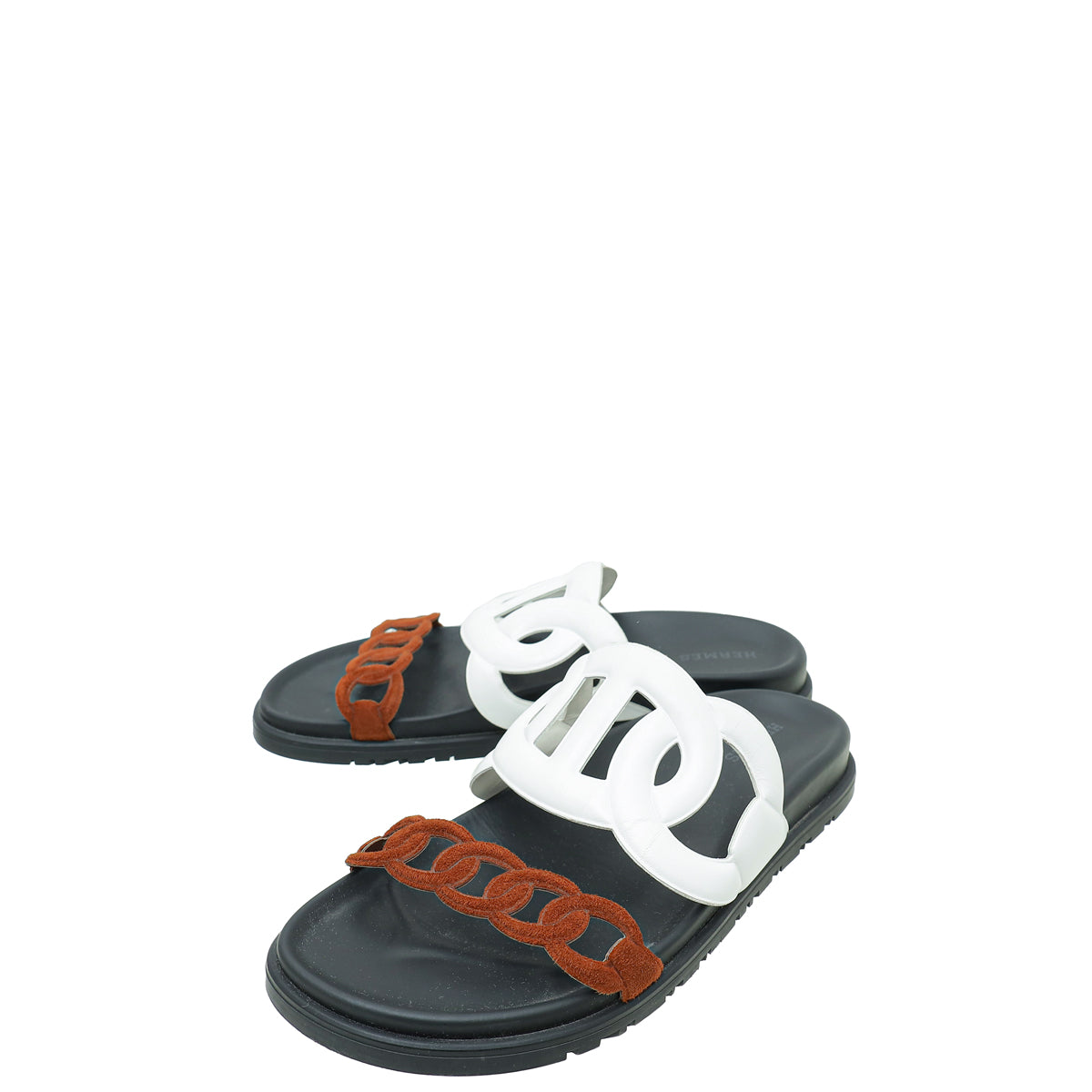 Hermes Bicolor Extra Sandal 37-Hermes-THE CLOSET