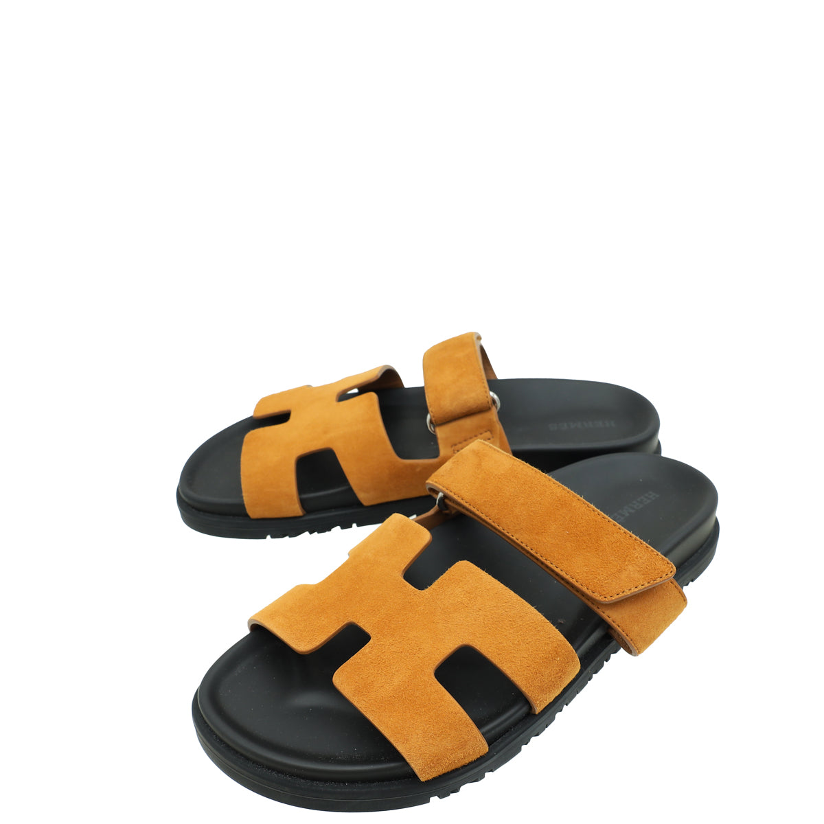 Hermes Natural Velours Chypre Suede Goatskin Sandal 37-Hermes-THE CLOSET