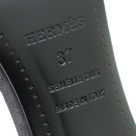 Hermes Bicolor Crystal Detail Premiere 105 Sandal 37
