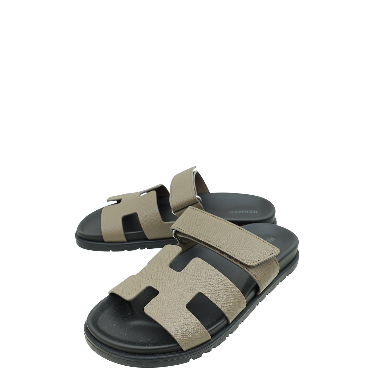 Hermes Etain Chypre Sandals 37-Hermes-THE CLOSET