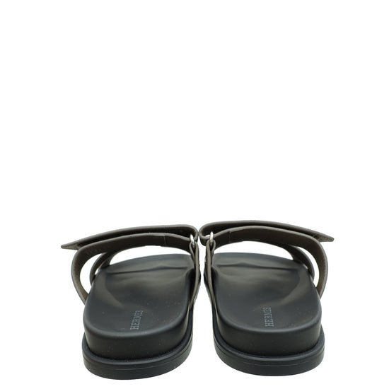 Hermes Etain Chypre Sandals 37