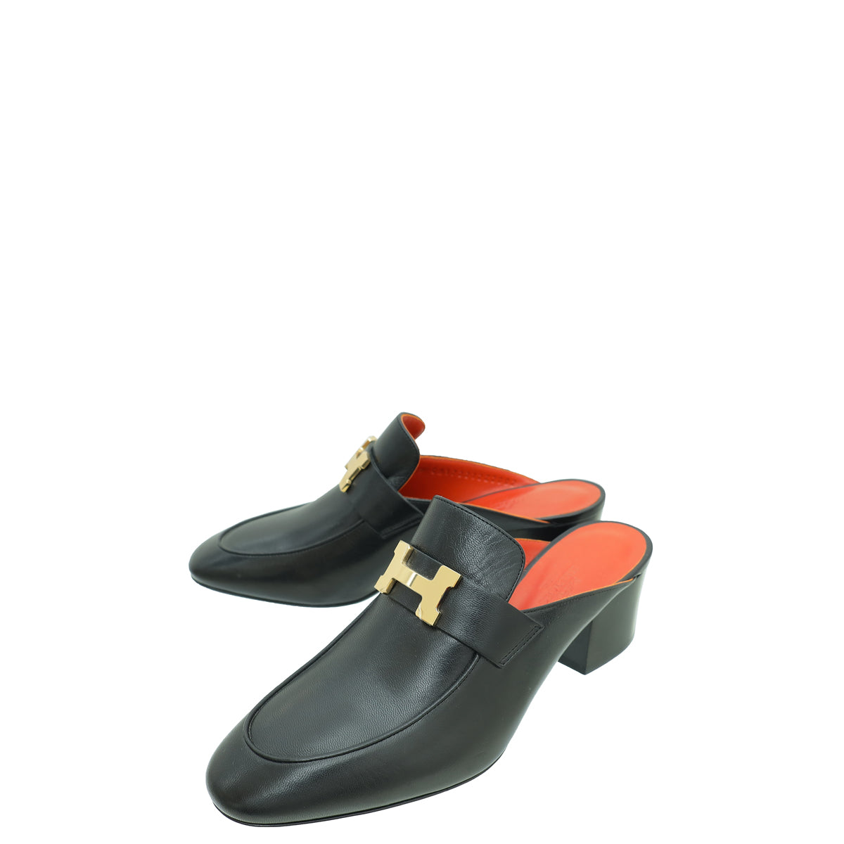 Hermes Black Paradis Mule 37-Hermes-THE CLOSET