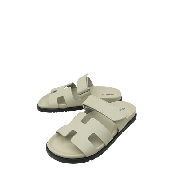 Hermes Beige Esquisse Chypre Sandal 37