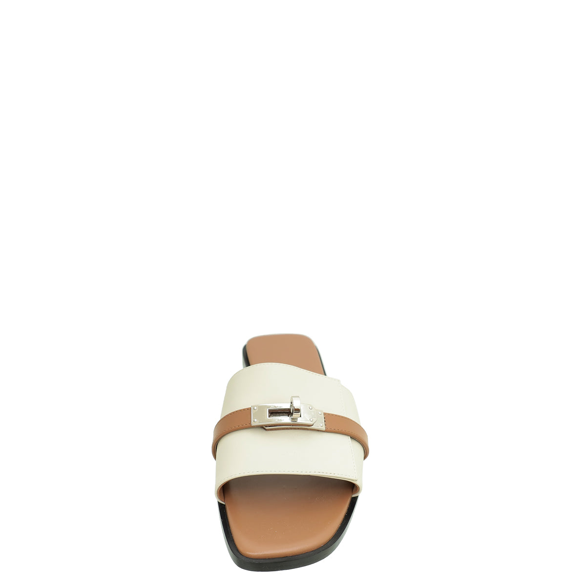 Hermes Bicolor Giulia Sandal 37-Hermes-THE CLOSET