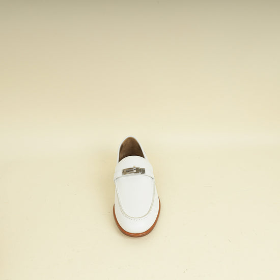 Hermes Blanc Destin Loafer 37