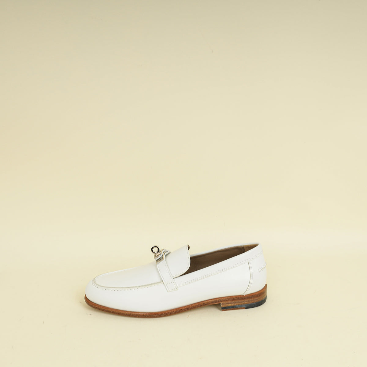 Hermes Blanc Destin Loafer 37