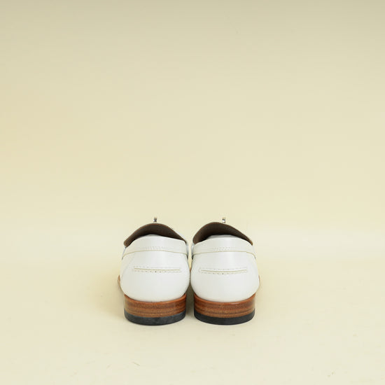 Hermes Blanc Destin Loafer 37