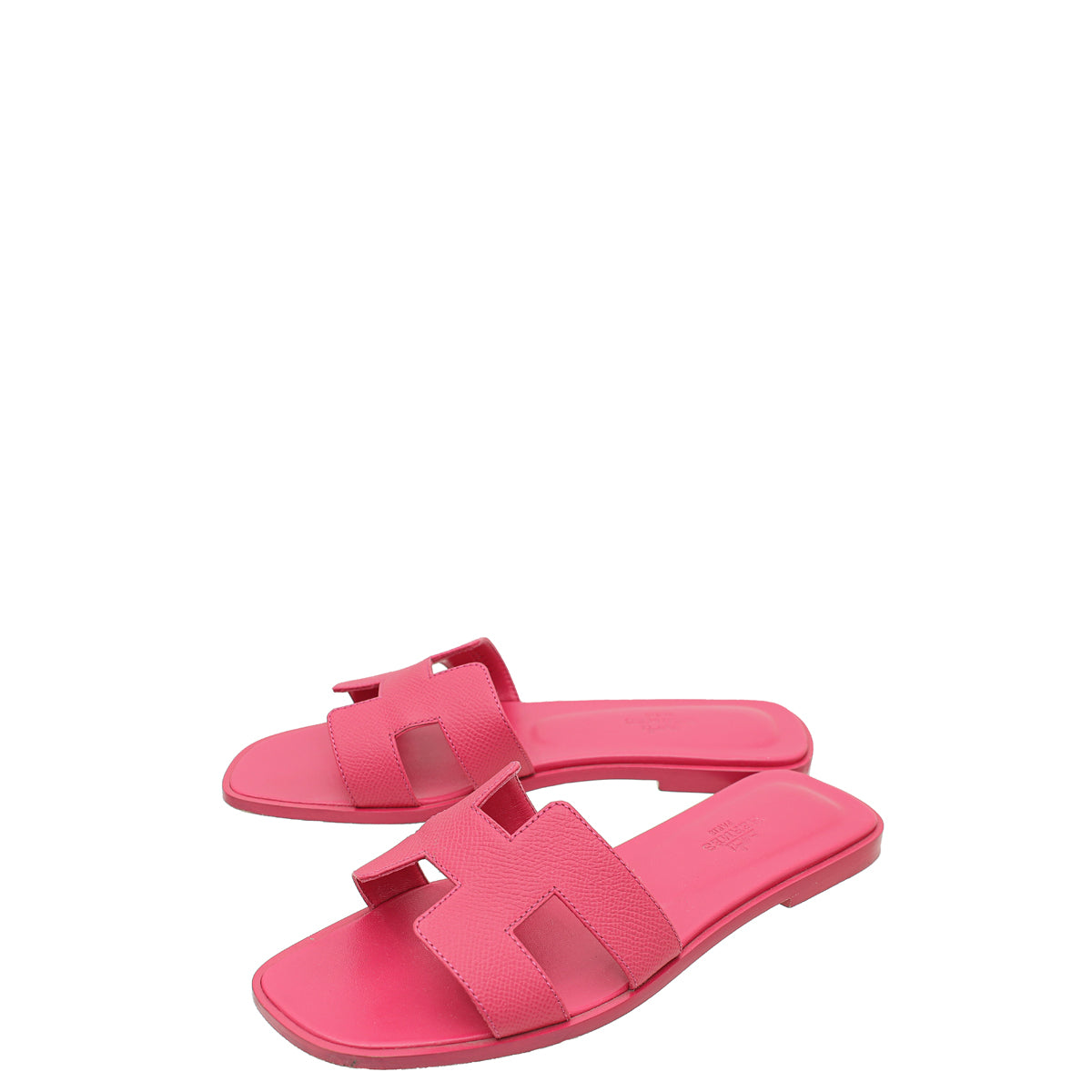 Hermes Fuchsia Oran Sandal 37.5-Hermes-THE CLOSET