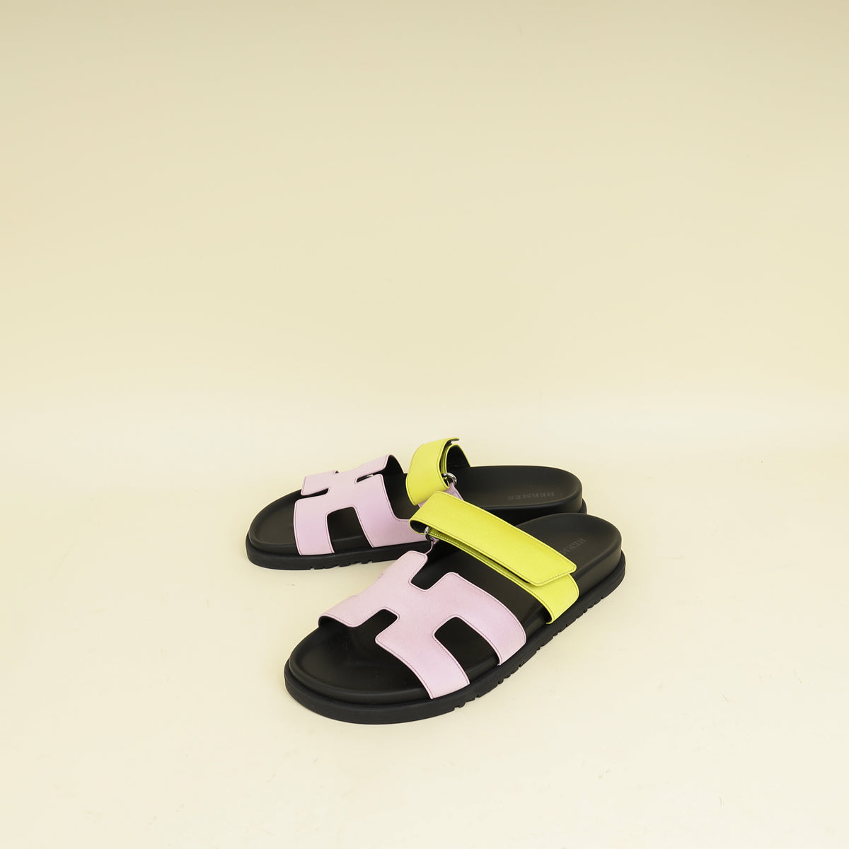 Hermes Bicolor Chypre Sandals 38.5