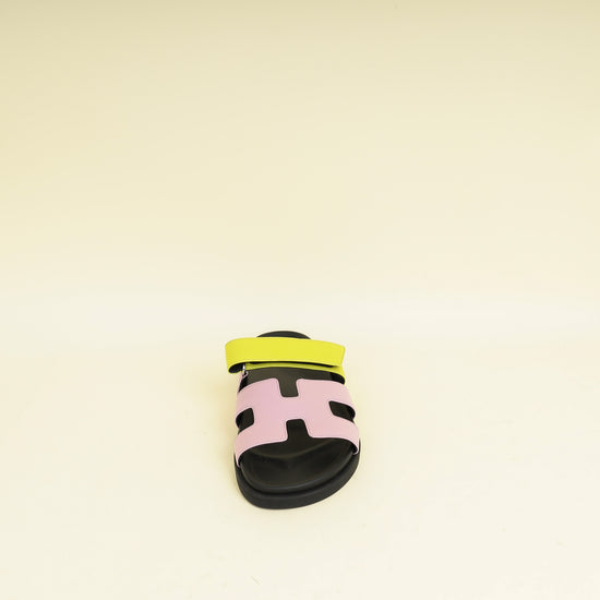 Hermes Bicolor Chypre Sandals 38.5