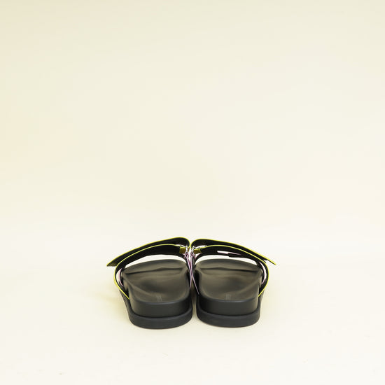 Hermes Bicolor Chypre Sandals 38.5