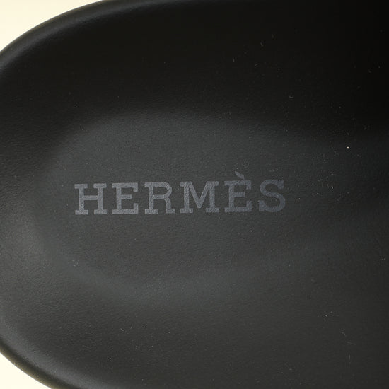 Hermes Bicolor Chypre Sandals 38.5