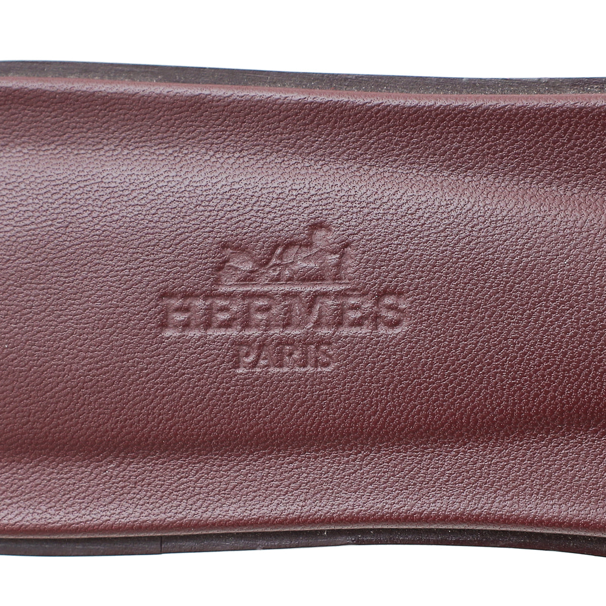 Hermes Bordeaux Oran Sandal 38.5