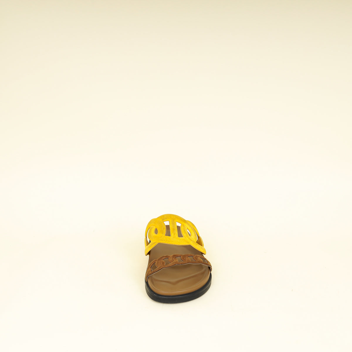 Hermes Bicolor Suede Goatskin Extra Sandal 38.5-Hermes-THE CLOSET