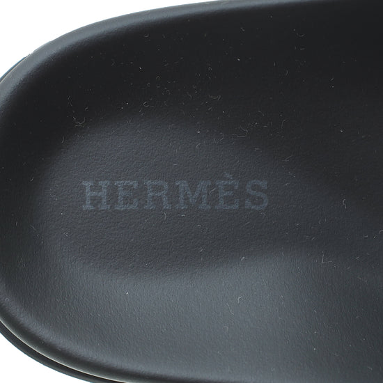 Hermes Blanc Chypre Sandals 38.5