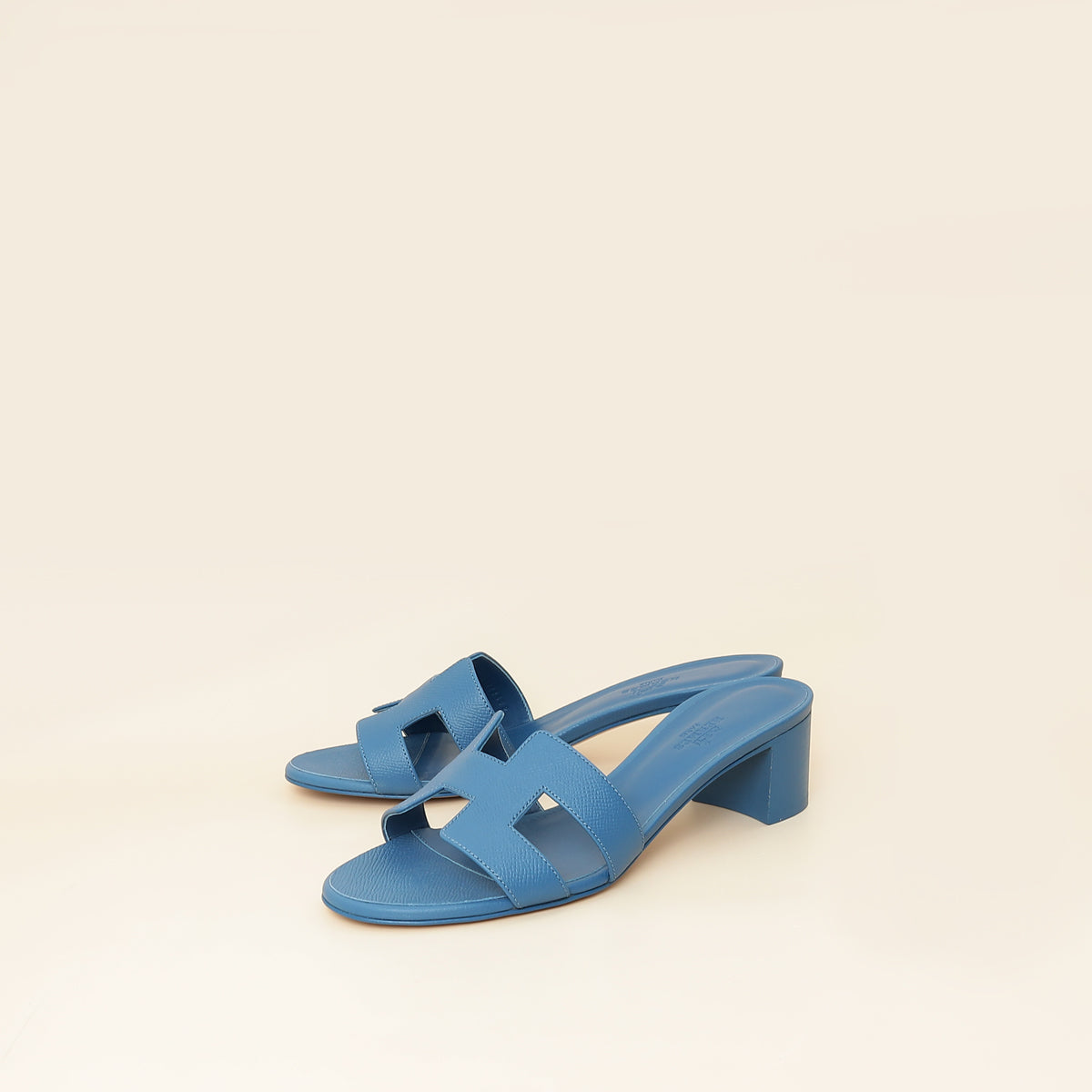 Hermes Bleu Oasis Sandal 38-Hermes-THE CLOSET