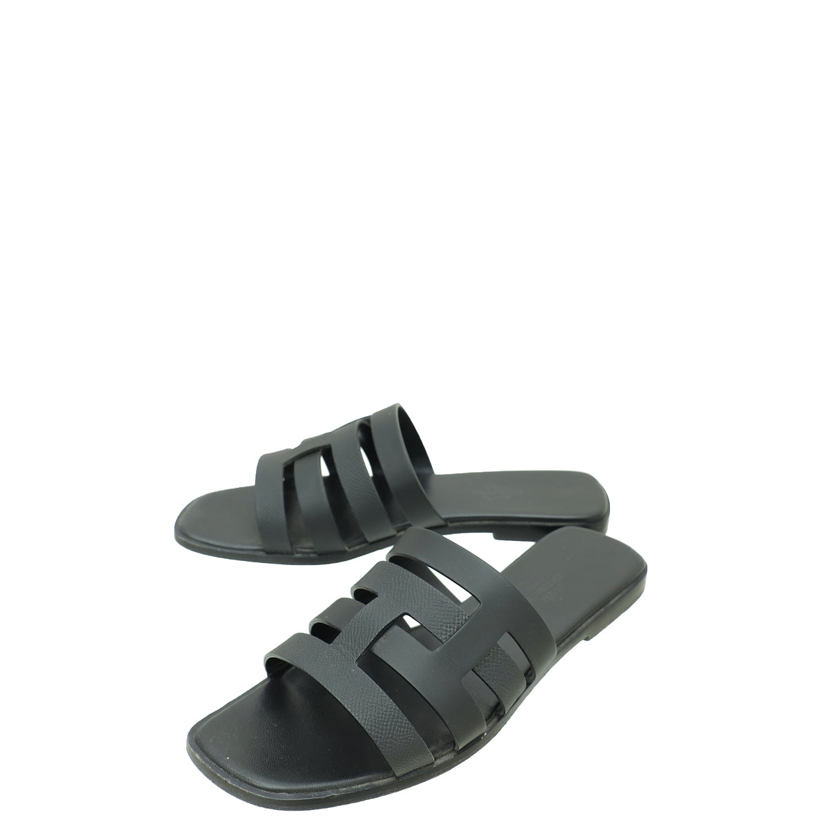 Hermes Noir Amore Sandal 38-Hermes-THE CLOSET