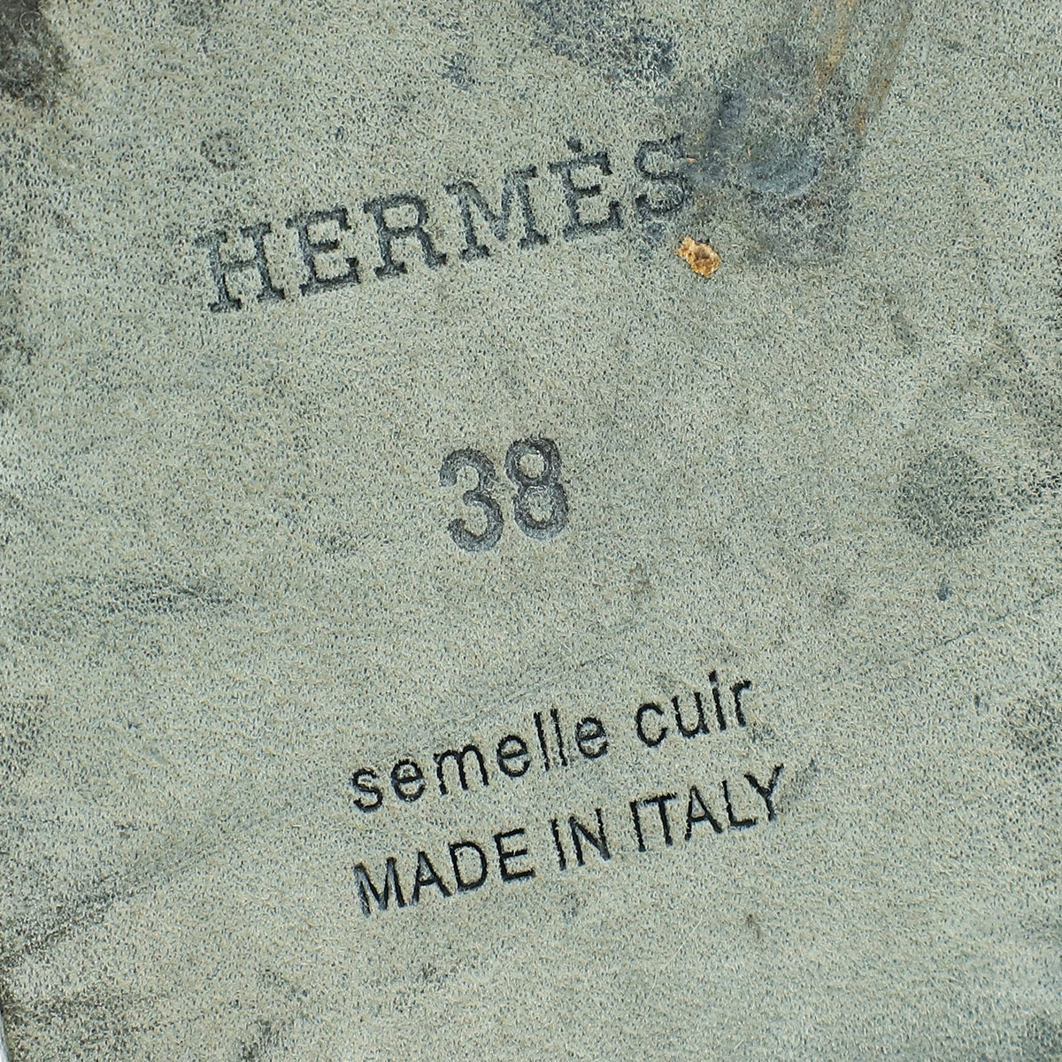 Hermes Noir Amore Sandal 38