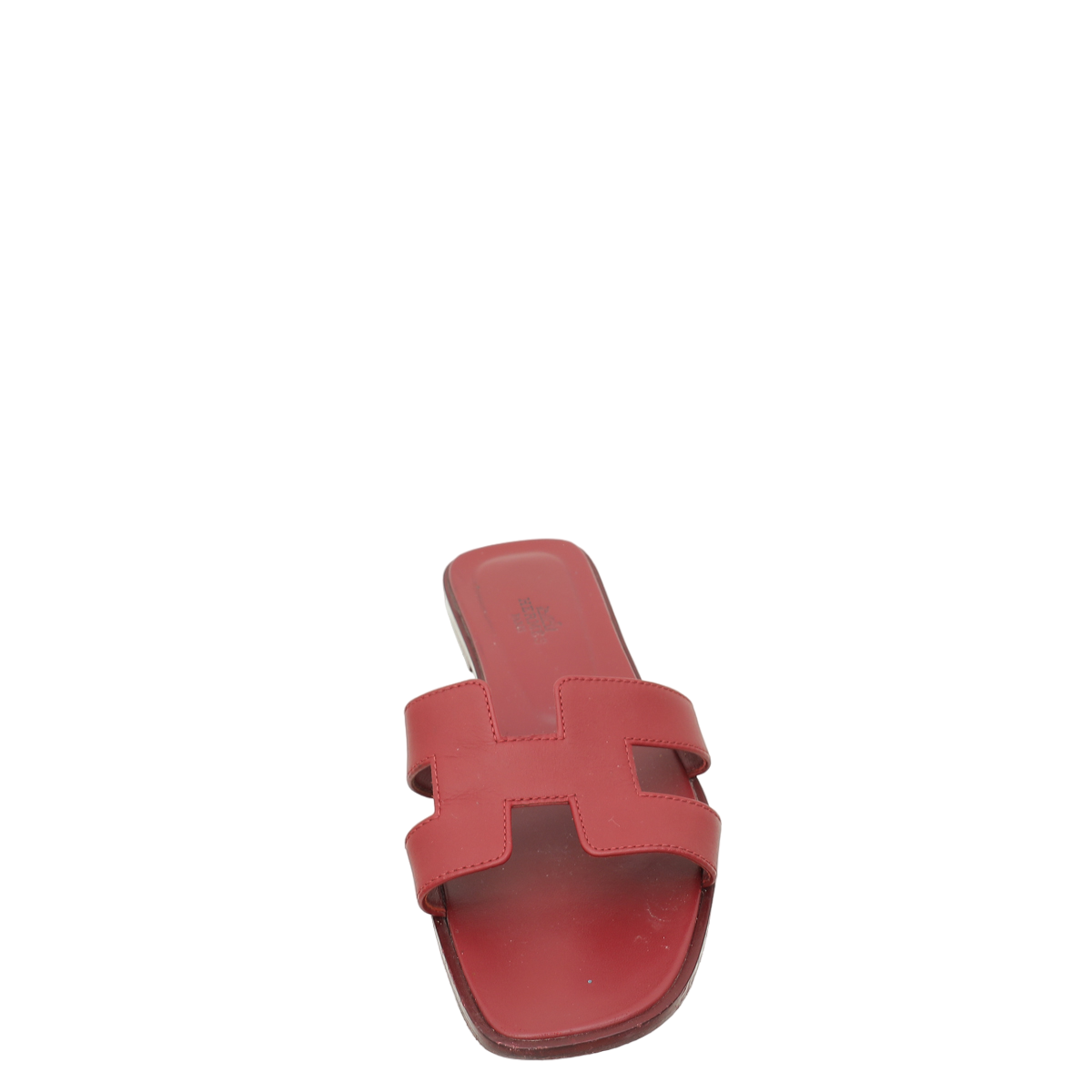 Hermes Rouge H Oran Sandal 38-Hermes-THE CLOSET