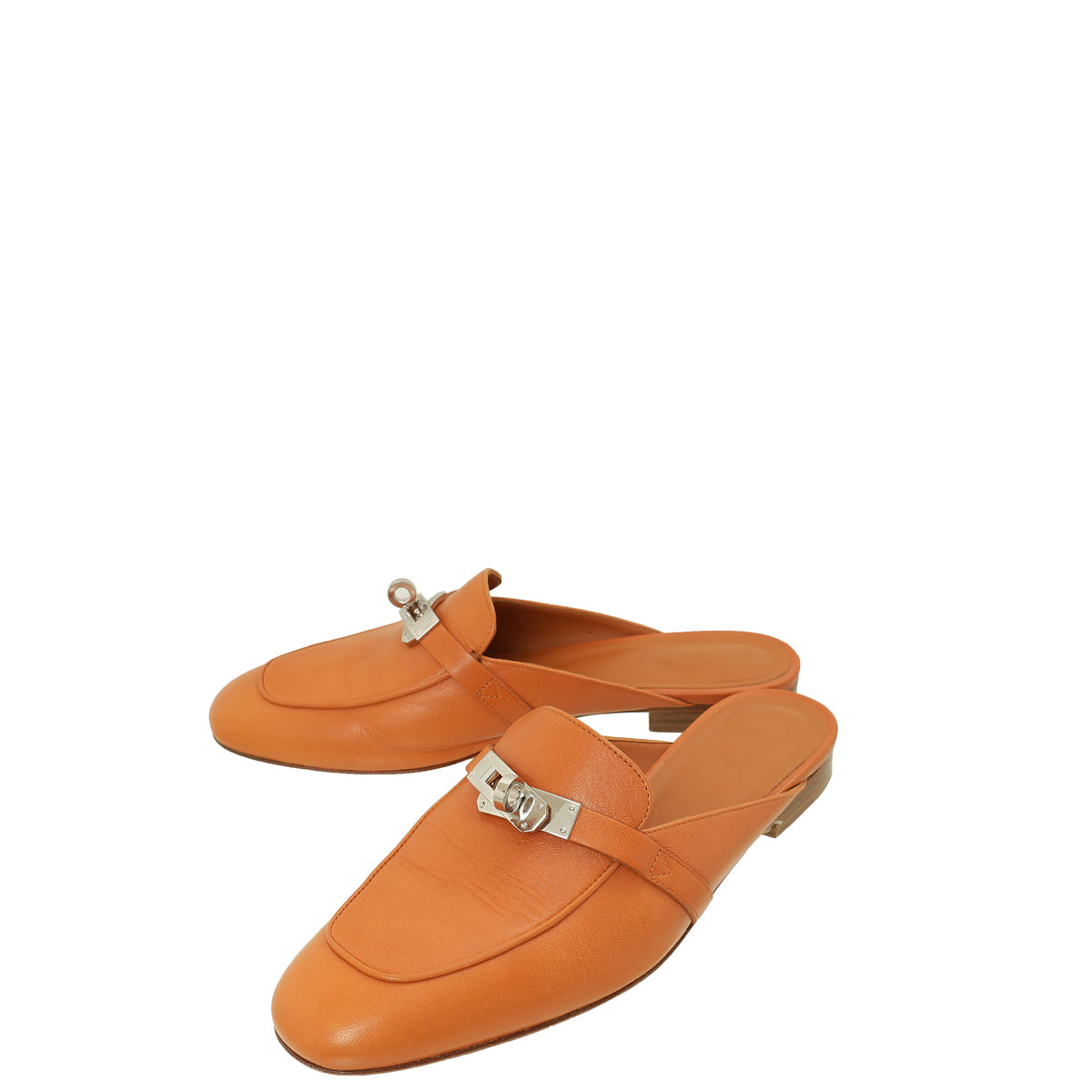 Hermes Apricot Oz Mule 38-Hermes-THE CLOSET