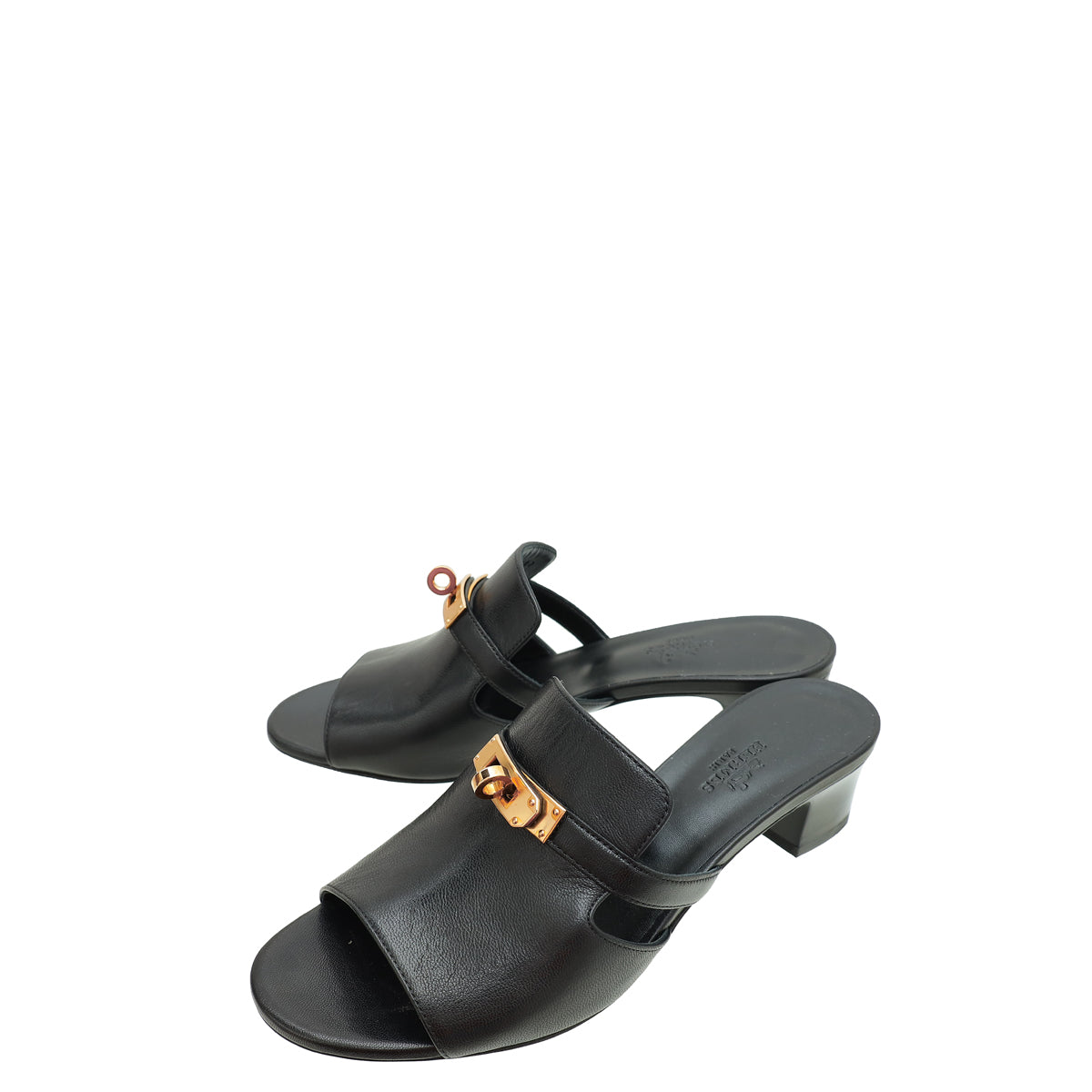 Hermes Noir Candy Sandal 38-Hermes-THE CLOSET