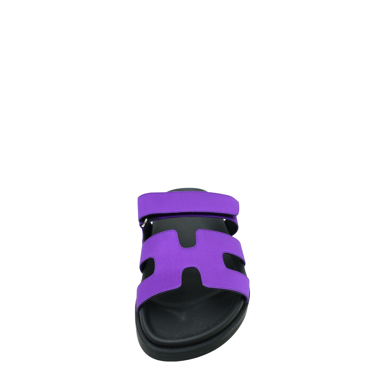 Hermes Purple Satin Chypre Sandal 38-Hermes-THE CLOSET