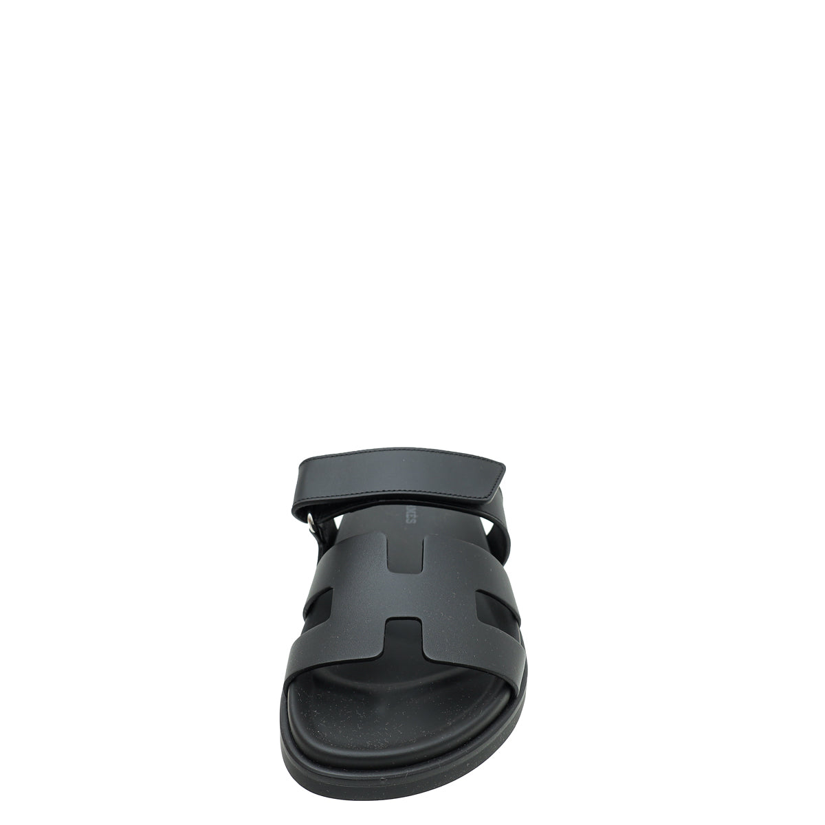 Hermes Noir Chypre Sandal 38-Hermes-THE CLOSET