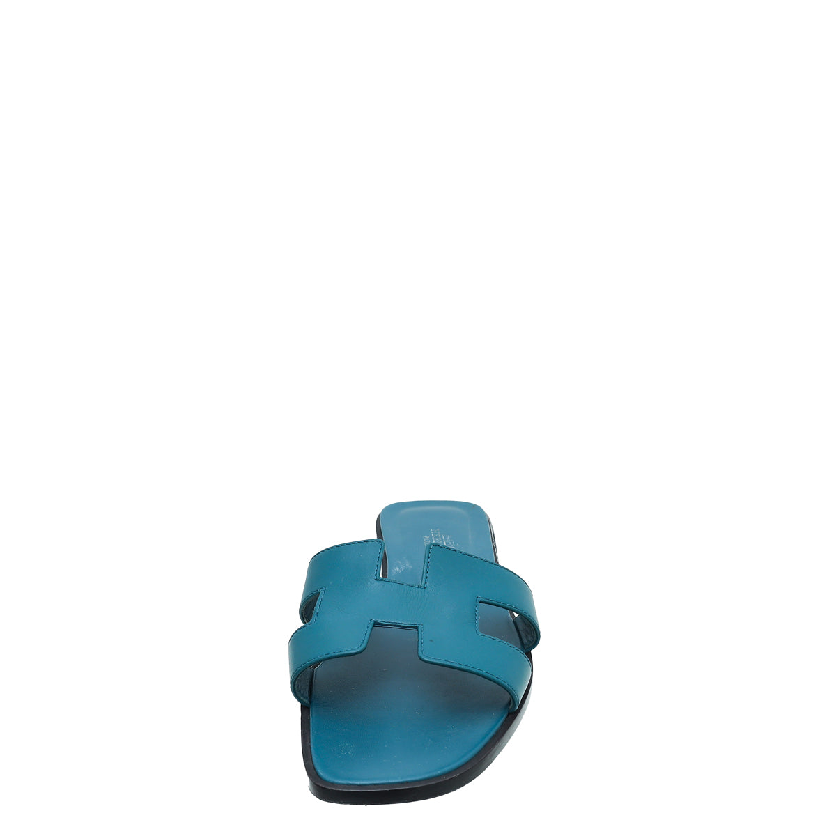 Hermes Bleu Vif Oran Sandals 39.5-Hermes-THE CLOSET