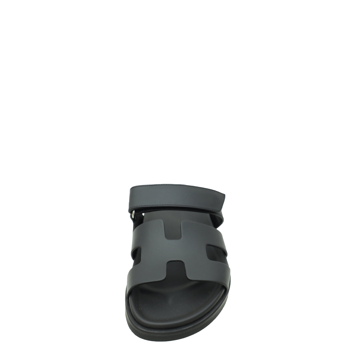 Hermes Noir Chypre Sandal 39.5-Hermes-THE CLOSET