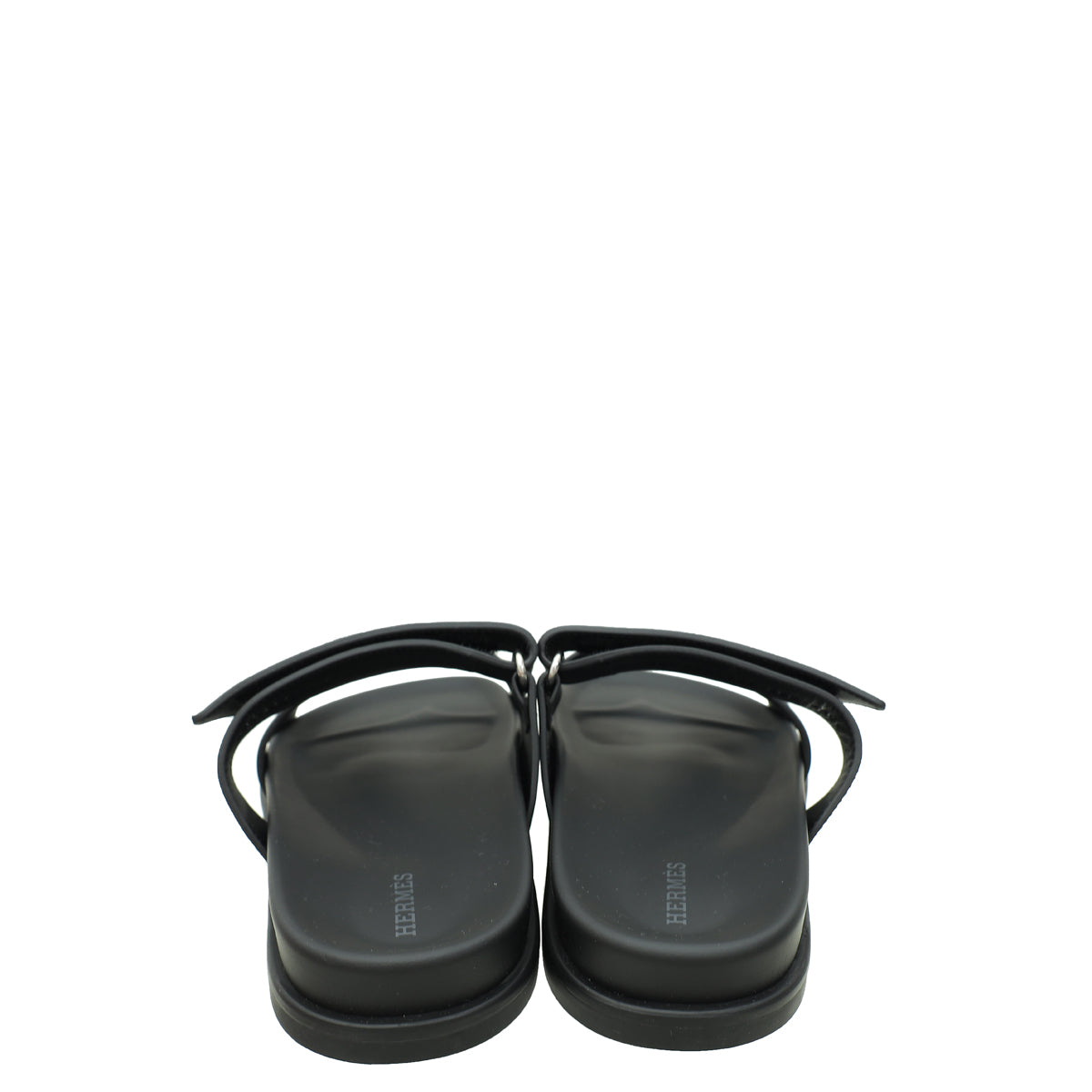 Hermes Noir Chypre Sandal 39.5