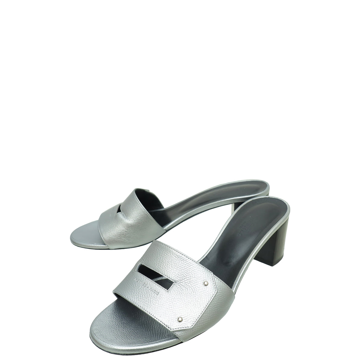 Hermes Gris Very Sandal 39.5-Hermes-THE CLOSET