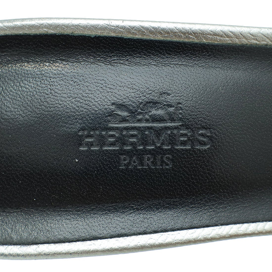Hermes Gris Very Sandal 39.5