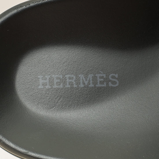 Hermes Black Chypre Sandals 39-Hermes-THE CLOSET