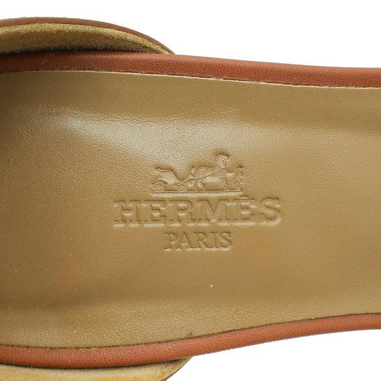 Hermes Gold Legend Sandal 39