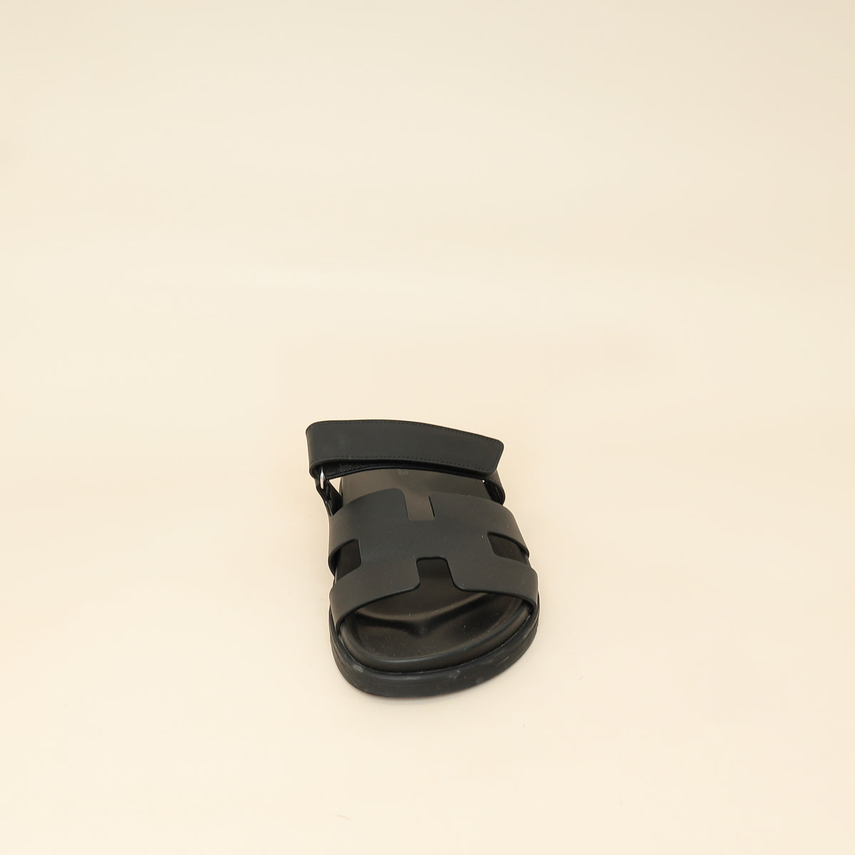 Hermes Noir Chypre Sandal 39-Hermes-THE CLOSET