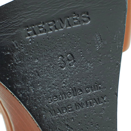 Hermes Gold Legend Sandal 39