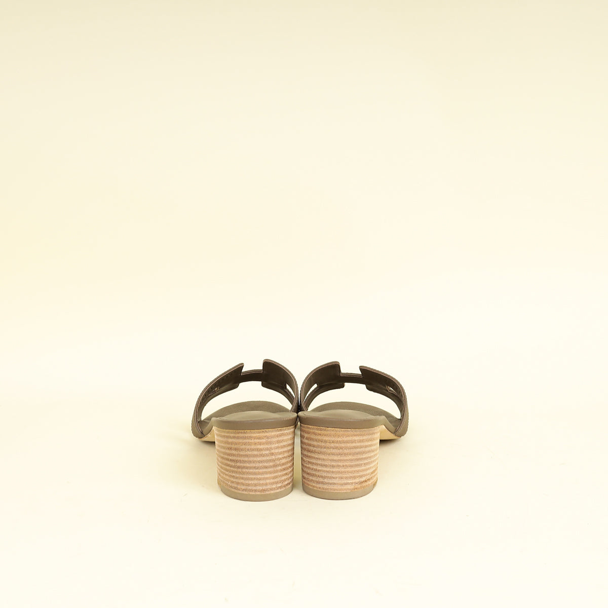 Hermes Etoupe Oasis Sandals 39 – THE CLOSET