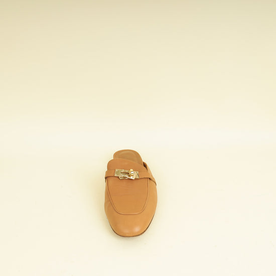Hermes Naturel OZ Mules 39