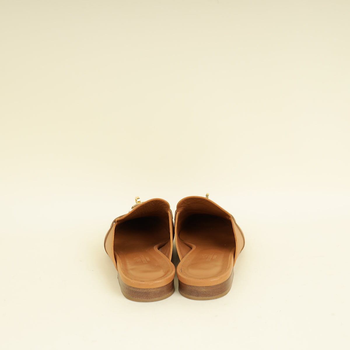 Hermes Naturel OZ Mules 39