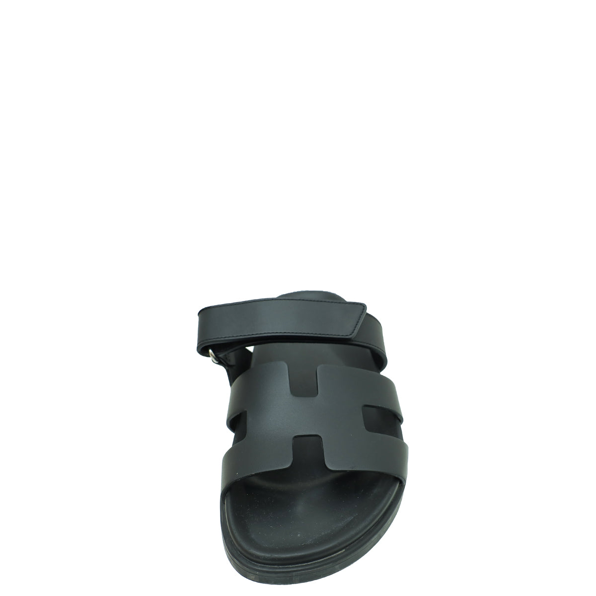 Hermes Black Chypre Sandal 39-Hermes-THE CLOSET