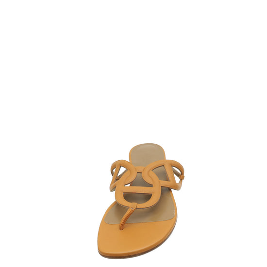 Hermes Naturel Beach Sandal 39