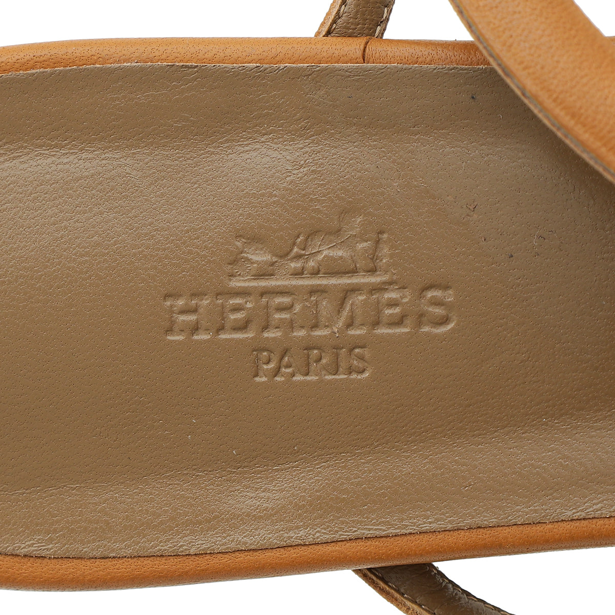 Hermes Naturel Beach Sandal 39