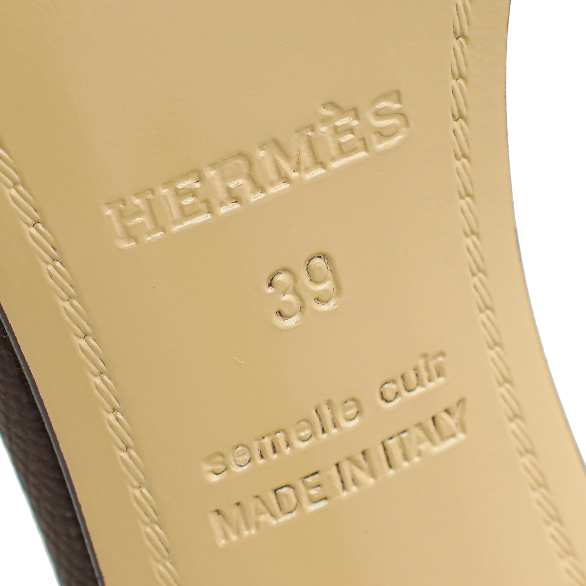 Hermes Rouge H Sandal 39